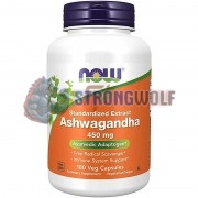 Ashwagandha [Ашваганда] (450 мг x 180 капс), NOW Foods