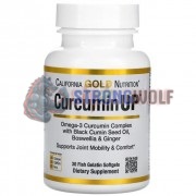 Curcumin [Куркумин] (30 fish gelatin капс), California Gold Nutrition