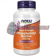 Phosphatidyl [PS100] (300 мг x 50 капс), NOW Foods