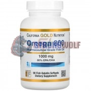 Omega 800 [Pharmaceutical Grade Fish Oil] (90 шт по 1000 мг), California Gold Nutrition