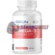 Omega-3 + Vitamin D3 (120 шт), Geon Lab
