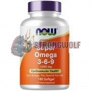 Super Omega 3-6-9 (90 шт по 1200 мг), NOW Foods