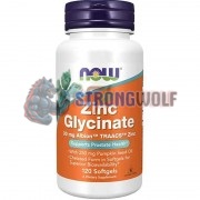 Zinc Glycinate [Albion™ TRAACS™] (120 шт), NOW Foods
