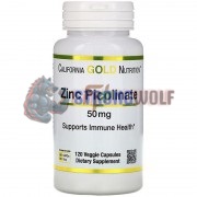 Zinc Picolinate (120 шт по 50 мг), California Gold Nutrition