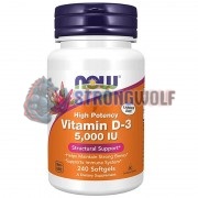 Vitamin D3 (240 шт по 50 мкг: 2000 МЕ), NOW Foods