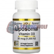 Liposomal Vitamin D3 (60 шт), California Gold Nutrition