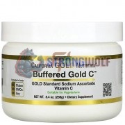 Buffered Gold Vitamin C [Powder] (238 гр: 200 порций), California Gold Nutrition