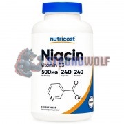 Niacin [Vitamin B3] (120 шт по 100 мг), Nutricost
