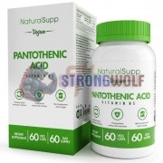 Pantothenic Acid [Vitamin B5] (60 шт по 15 мг), NaturalSupp