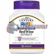 Resveratrol x Red Wine Extract (90 шт), 21st Century