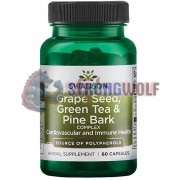 Grape Seed, Green Tea & Pine Bark Complex (60 шт), Swanson