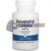 Resveratrol Complex 500 мг (60 шт по 500 мг), Lake Avenue Nutrition