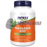 TestoJack 200™ (120 шт), NOW Foods