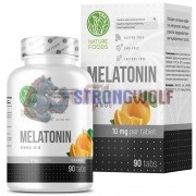 Melatonin (90 шт по 10 мг), Nature Foods