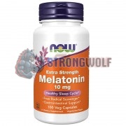 Melatonin [Extra Strength] (100 шт по 10 мг), NOW Foods
