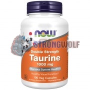 Taurine [Double Strength] (100 шт по 1000 мг), NOW Foods