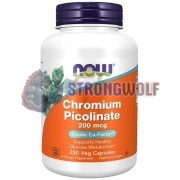 Chromium Picolinate (250 шт по 200 мкг), NOW Foods