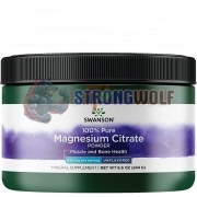 Magnesium Citrate [100% Pure Powder] (244 гр: 90 порций), Swanson