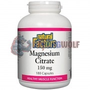 Magnesium Citrate (180 шт по 150 мг), Natural Factors