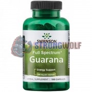 Guarana [Full Spectrum] (100 шт по 500 мг), Swanson